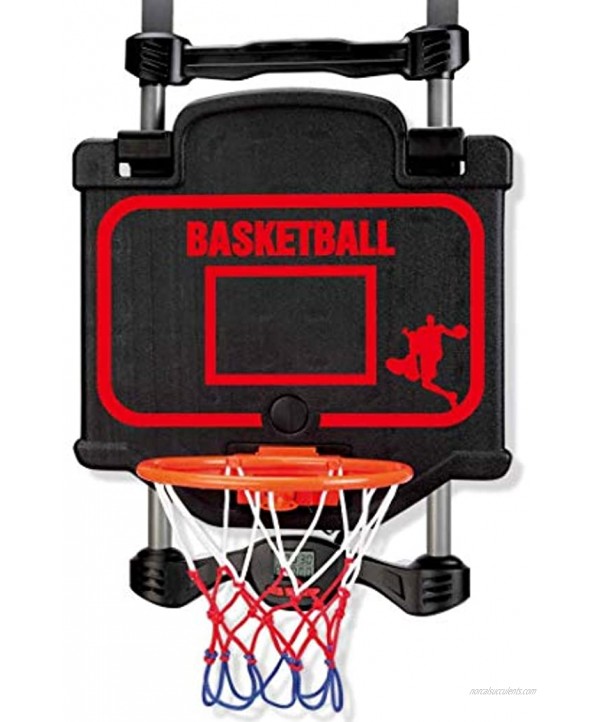 NSG Over The Door Basketball Hoop and Boxing Speedbag Combo Set