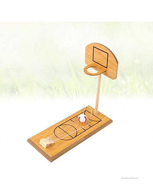 NUOBESTY Wooden Mini Finger Basketball Shooting Game Mini Handheld Desktop Table Basketball Game Toys