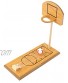 NUOBESTY Wooden Mini Finger Basketball Shooting Game Mini Handheld Desktop Table Basketball Game Toys