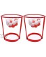 SANESKY 2 Pack Head Hoop Basketball Party Game for Kids and Adults Carnival Game Adjustable Basket Net Headband with 20 Balls for Carnival Party Birthday Party Family Indoor Outdoor Game