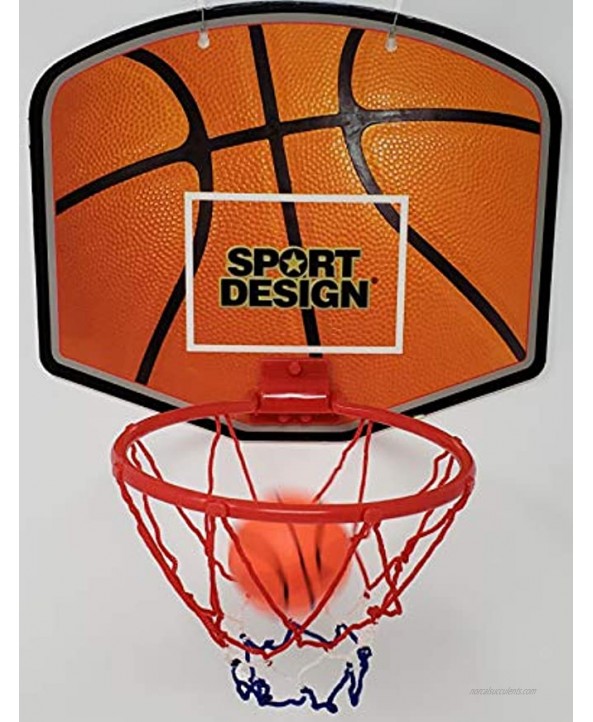 Sport design Mini Basketball Hoop with Inflatable Basketball Inflating Pump & Pin