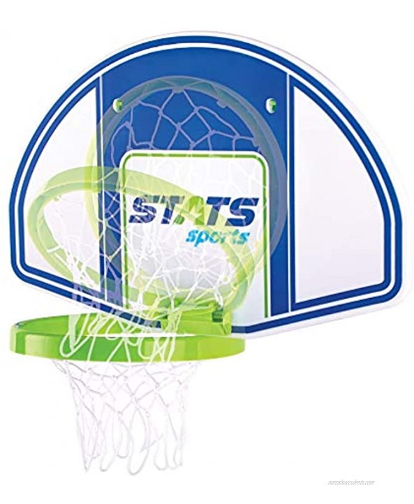 Stats Adjustable Basketball Set with Ball & Pump Multicolor AD19833