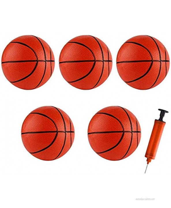 Toddlers Kids Replacement Rubber Mini Toy Plastic Basketballs 6.29 Basketballs for Kids Adults 4PCS…