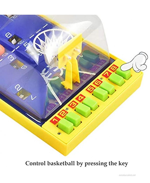 Topaty Desktop Mini Basketball Game Toys,Table Game Finger Basketball Board Game 2-Player Basketball Shooting Game for Children Adults Best Birthday Gift