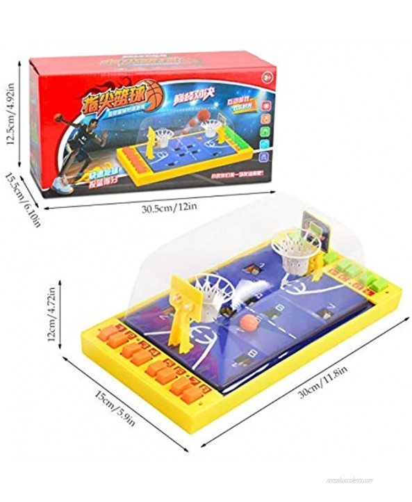 Topaty Desktop Mini Basketball Game Toys,Table Game Finger Basketball Board Game 2-Player Basketball Shooting Game for Children Adults Best Birthday Gift