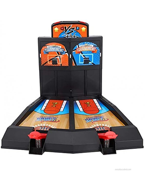 VGEBY Basketball Shooting Game,2-Player Desktop Table Basketball Games Kids Intelligence Toy Tabletop Game Desktop Basketball Toys Set