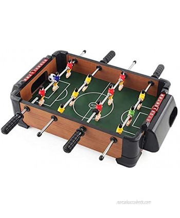 CMH HTTJDY Children's Football Table for Children Over 3 Years Old Children's Educational Parent-Child Interactive Toys Mini Portable 4-bar Table Football Wooden Indoor Table Game Toys