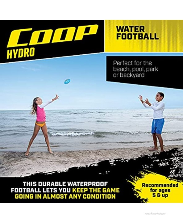 COOP Hydro Waterproof Football 9.25 Inches Blue