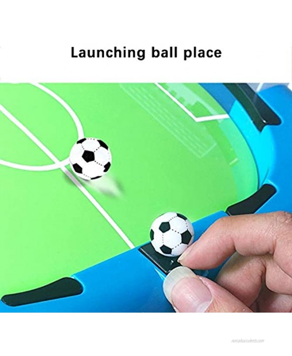 Desktop Football Toy ABS Tabletop Football Game Toy Ball Launching Place Table Football Board Toy for Children Game for Competition