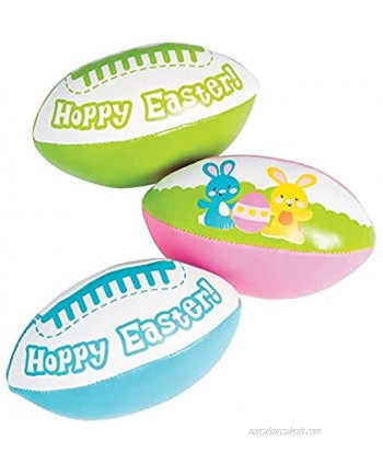 Fun Express Hoppy Easter Foam Footballs