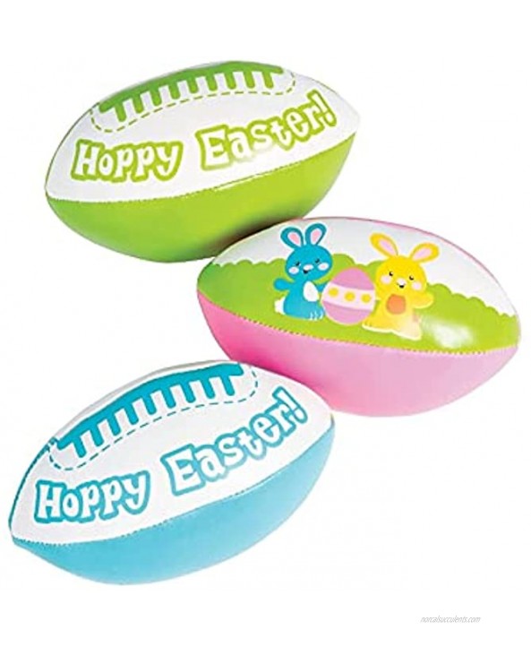 Fun Express Hoppy Easter Foam Footballs