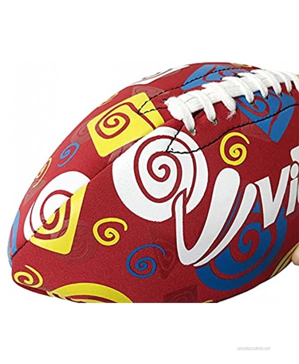 HEZIOWYUN Rugby Sports Balls Summer Kids Outdoor Sports Beach Game American Football Pupil Training Ball Birthday Gift Toy Red