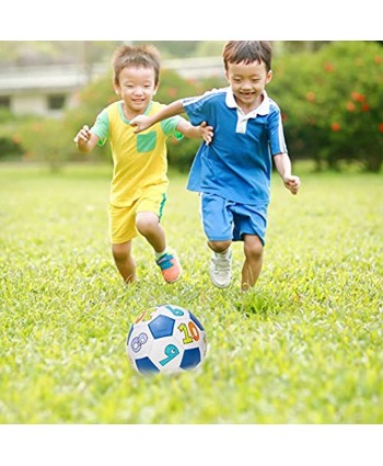 Hineges Childrens Outdoor Game Football Training Size 2 Football Kids Sports Game Mini Ball Football 13 cm  5. 1 Inch Outdoor Toy