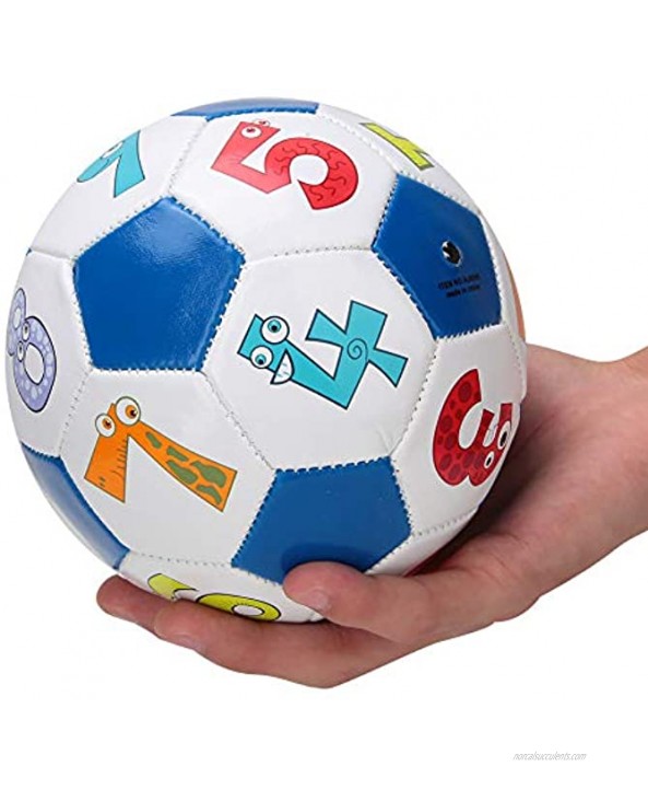 Hineges Childrens Outdoor Game Football Training Size 2 Football Kids Sports Game Mini Ball Football 13 cm 5. 1 Inch Outdoor Toy