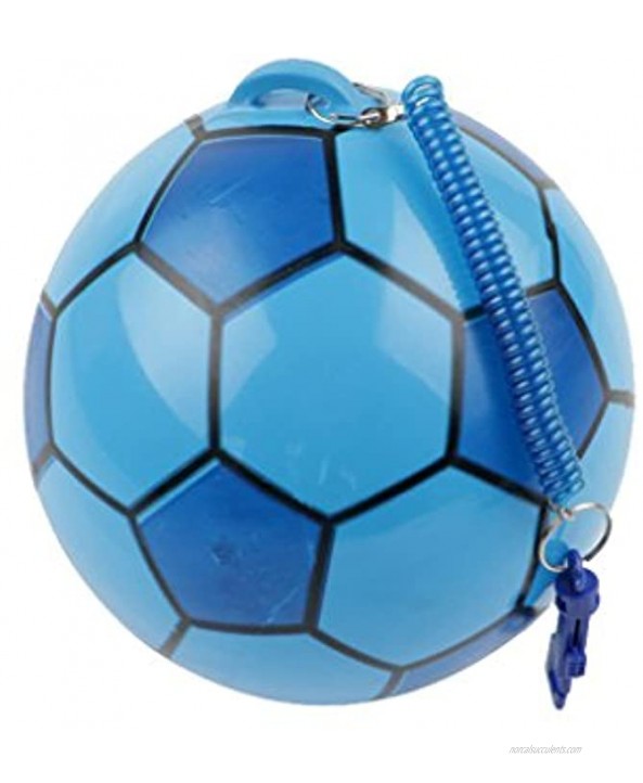 JKPOWER New Inflatable Football with String Sports Kids Toy Ball Juggling Ball Outdoor Inflatable Football with String