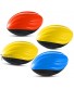 The Dreidel Company Foam Football Two-Tone Spiral Squeeze Easy Grip Vinyl Coated 5" Assorted Colors 4-Pack