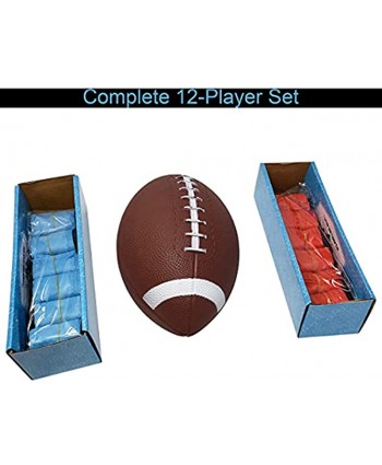 Tundras Sports Flag Football Set all in 1 Kids Toy Flag and Football Game 12 Player Set