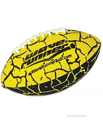Wave Runner Grip It Waterproof Football- Size 9.25 Inches with Sure-Grip Technology | Let's Play Football in The Water! Random Color