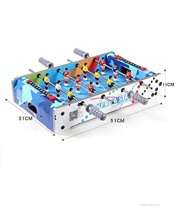 YAOMIN Table Soccer Double Game Toy Table Football Machine Children's Educational Toys Gifts for Children Size : 51x31x11cm