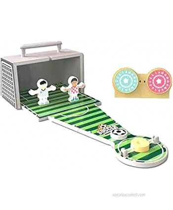 ZHANGSHOP Mini Desktop Football Game Set Toy Plastic Portable Boxset Football Game Indoor Desk Playset for Kids Adults Office Foldable Tabletop Football Toy