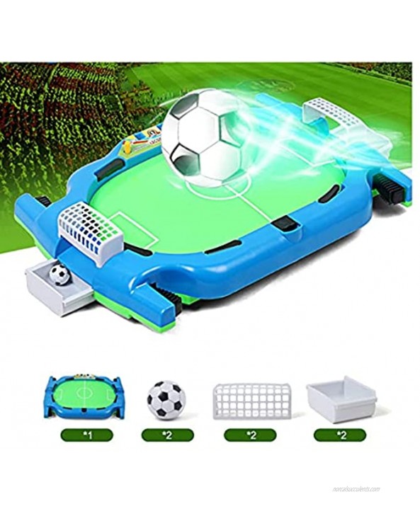 ZHSHZQ Mini Table Top Football Board Machine Children's Parent-Child Interactive Tabletop Game Puzzle Multiplayer Party Double Battle Football Toy