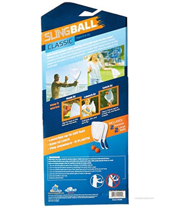Blue Orange Djubi Classic the Coolest New Twist on the Game of Catch! Slingball Classic White