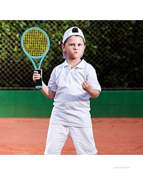 Crefotu Tennis Racket for Kid,Sponge Handle Include 2 Soft Balls,2 Tennis Balls and 4 Badminton Balls,Tennis Racquet for Toddler 2+ Years Old