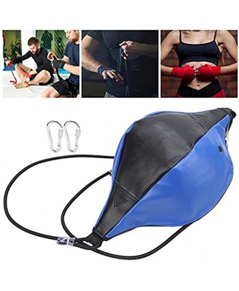 Double End Striking Bag Pu Leather Firm Stable 38X18Cm Boxing Pump for Professional Athlete for Amateur Boxing Fan