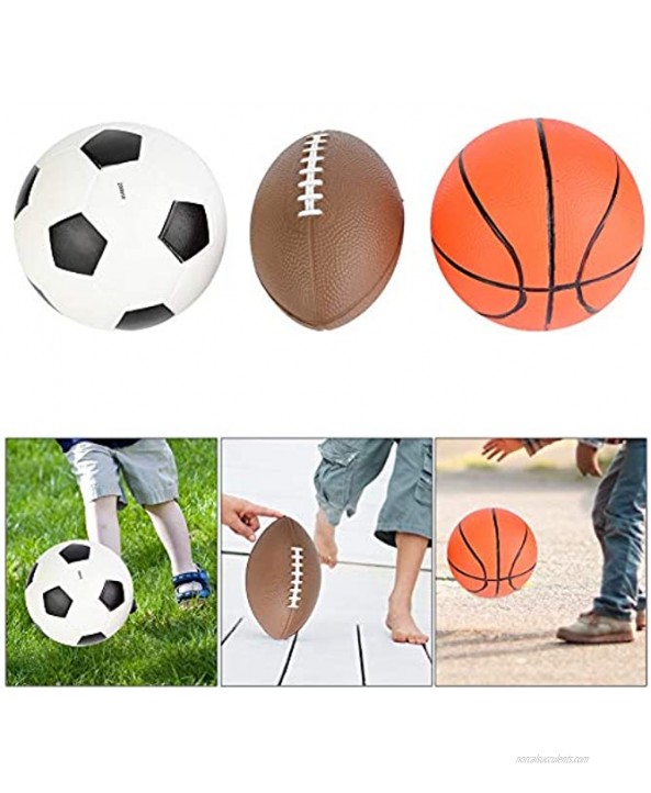 Evonecy Mini Sports Balls Football Kids Toys Sports Ball Sets for Playground for Children for Kids