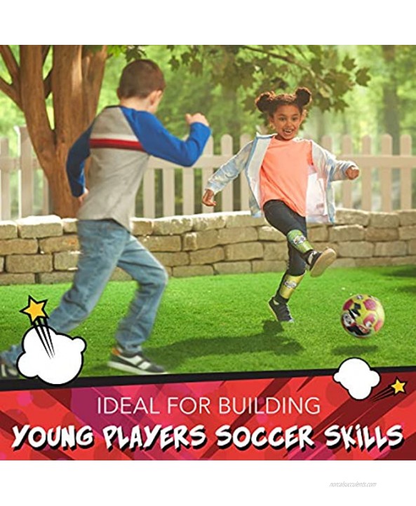 Franklin Sports Ryan's World Kids Soccer Set Soccer Ball and Youth Shin Guard Set Perfect Soccer Starter Set for Kids