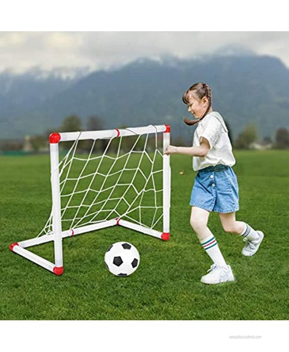 Kids Football Goal Toy with Accesories Children Football Game Toy Parent-Child Interaction Outdoor Indoor Soccer Goal Practice Sports Toy for Boys Girls