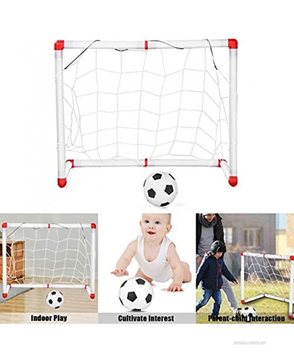 Kids Football Goal Toy with Accesories Children Football Game Toy Parent-Child Interaction Outdoor Indoor Soccer Goal Practice Sports Toy for Boys Girls