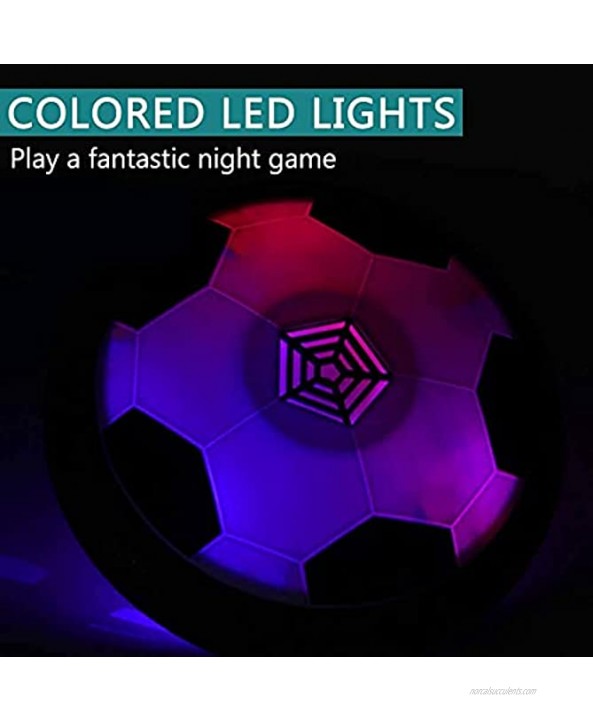 N C Kids Toys Hover Soccer Ball Hover Soccer Ball for Kids with Led Light and Foam Bumper Perfect ​Birthday Christmas S Perfect Time Killer for Boys Girls Toddler