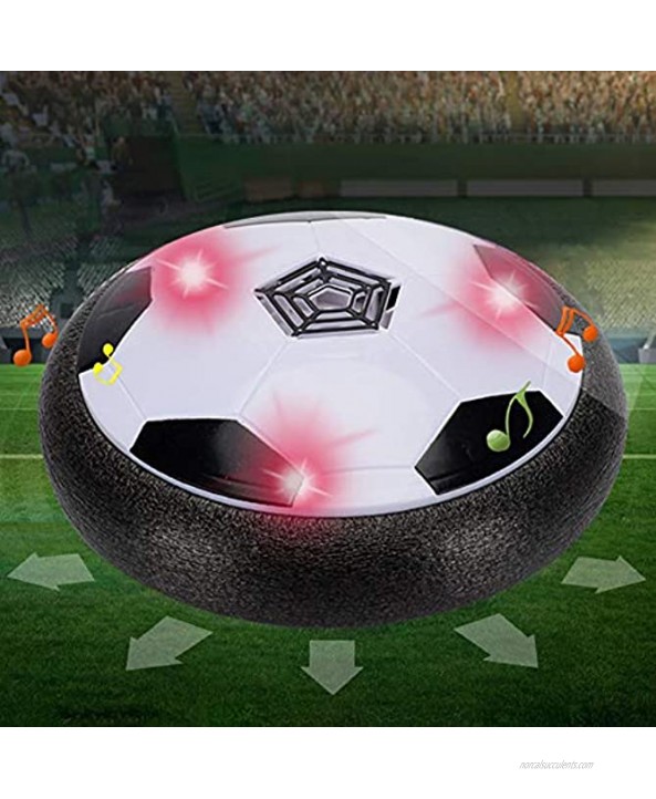 Soapow Suspended Soccer Toy Electric Colorful Flash Indoor Air Cushion Football 18cm with Music