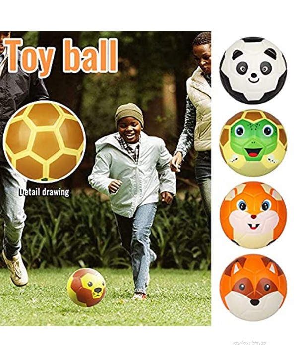 Soccer Children's Toy Ball Foam Sponge Solid Fun Sport Football Indoor Ball Cute Animal Foam Ball Toys & Games Fun Mini Soccer Animal Soccer For Adults And Kids Boys & Girls