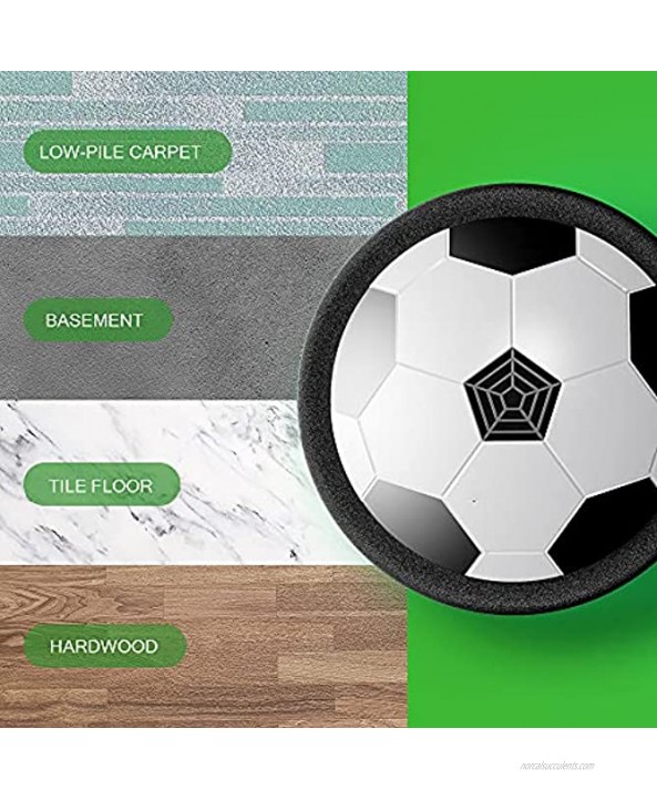 Toddler Toys Hover Soccer Ball Set Kids Toys Hover Soccer with LED Light 1 Kids Soccer Ball with Pump 2 Goals Indoor Air Soccer Toddler Boy Toys Gifts for Boys Birthday Gift Toys for Boys 3-13