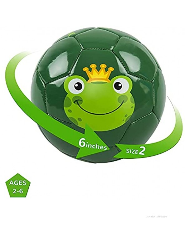 Toddlers Soccer Ball Baby Cartoon Ball Kids Soccer Sports Ball Soccer Ball for Preschooler with Pump