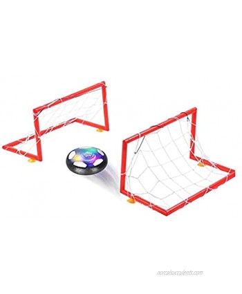 ZHAN YI SHOP Football Game and Goals with Electric Air Power Soccer Indoor Soccer Ball Rechargeable with LED Inside Out Toys Hover for Age 3-10 Teen Game