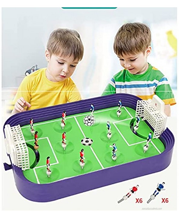 ZHSHZQ Mini Table Soccer Set Children Sports Toy Football Game Desktop Soccer Field Model Kids Boys Soccer Toy Fun Gift