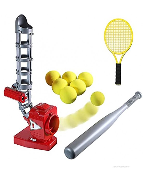 Andifany Baseball Pitching Machines-Baseball & Tennis Training for Kids Active Outdoor Sports Gaming Toys Trainer for Learning