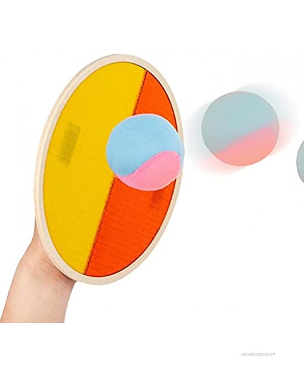 Antetek Sticky Toss and Catch Ball Set for Kid Outdoor Sports Throwing Toy for Children' Sticky Ball Set 2 Sticky Shot 2 Sticky Ball 1 Color Box