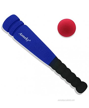 Aoneky Mini Foam Baseball Bat and Ball for Toddler 11.8 inch