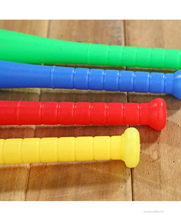 BESPORTBLE 8 Sets Baseball Bat Kit with Baseball Toy for Kids Chindren Outdoor Sports Red Yellow Blue Green Color 2 Set for Each Color Supplies