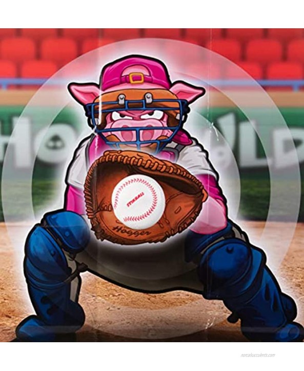 Hog Wild Stikball and Strike-Zone Target Squishy Stikball Baseball Splats and Sticks to Strike-Zone Target Ages 4+
