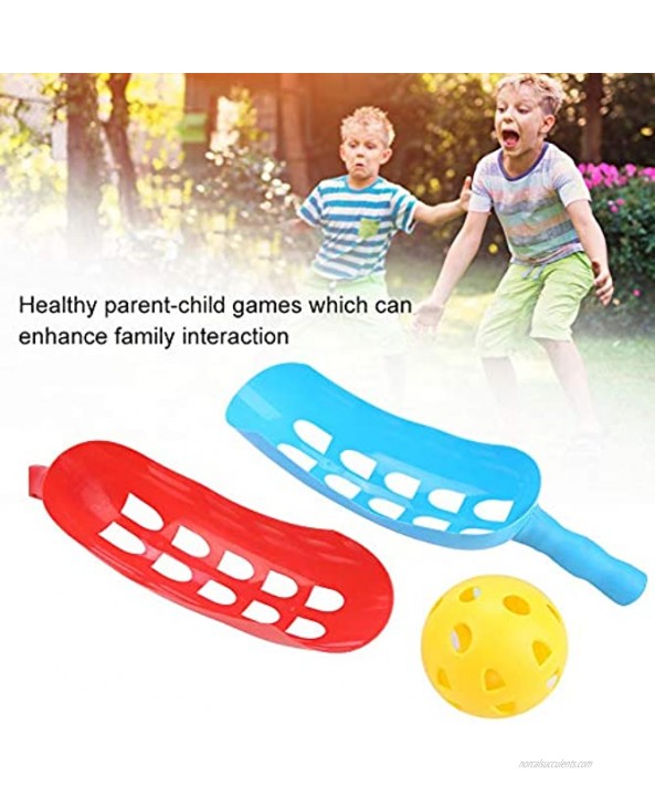 Jacksing ABS Plastic Parent-Child Catch Ball Game Set Catch Game for Enhance Family Interaction Exercise Children's Rapid Reaction Ability