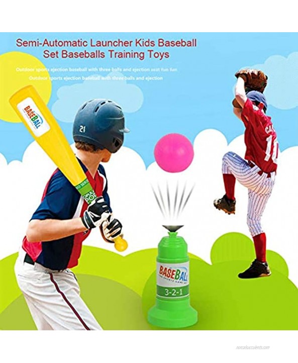 Kids Baseball Set Toy Baseball Product Healthy Growth Baseballs Training Toys for Motor Skills and Coordination for Improve Batting Skills for Kids