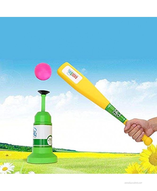 Kids T Ball Baseball Set Toy Training Set Automatic Launcher with Bat and Baseball for Gift Outdoor Indoor Sports Toys