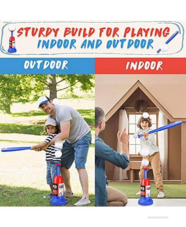 Laurel Toddler Toys Set Kids Toys Baseball Tee Ball Set Outdoor Toys for Toddler Boy Toys with Toddler T Ball Set with