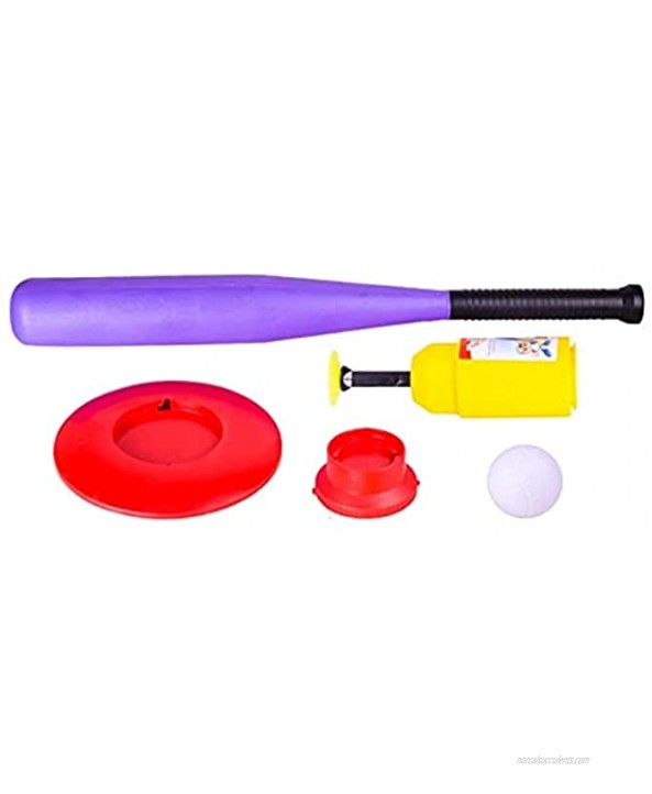 YADSHENG Baseball Toy Set 1 Set Kids Outdoor Baseball Toy Set Automatic Catapult Ball Educational Plaything Indoor Sports Baseball Training Tools Toy Baseball Color : Purple Size : One Size