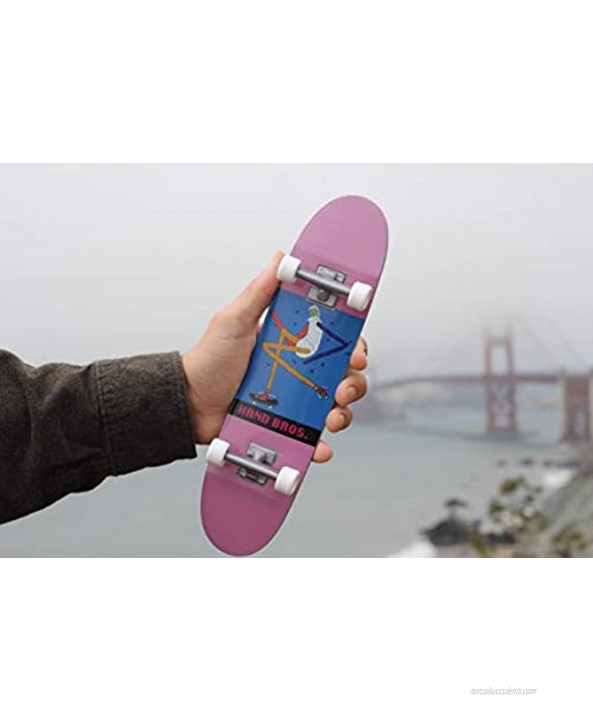 LOT of 2 HANDBROS Handboard Skateboard 27cm 10.5 inch Tech Large Finger Board W Grip x2